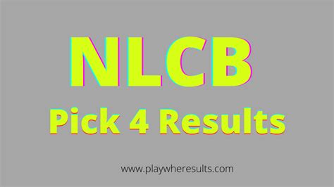 nscb result|NLCB Play Whe Results – Trinidad & Tobago – NLCB Results.